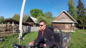 Грузовой электрический трицикл D2 - отзыв от покупателей
