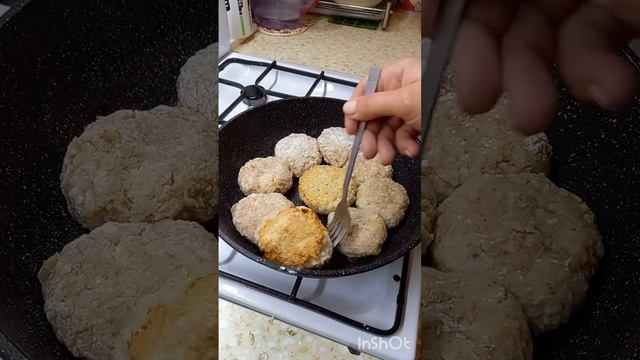 тефтели  из куриного филе с булгуром на ужин #вкусно #просто #доступно