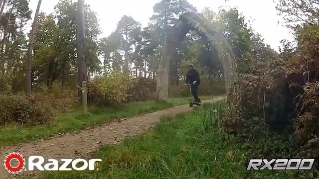 Электросамокат для бездорожья Razor RX200: Видео обзор. смотреть онлайн