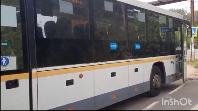 Автобус ГолАЗ-622810-11 следует по маршруту 25 смотреть онлайн