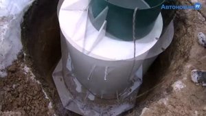 Монтаж пластикового кессона БИО-С