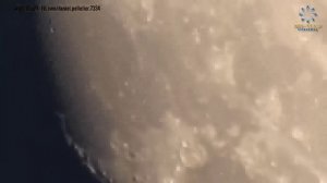 Фотограф снял Луну вблизи с помощью зума камеры