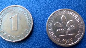 Монета 1 PFENNIG Обзор и Цена сегодня