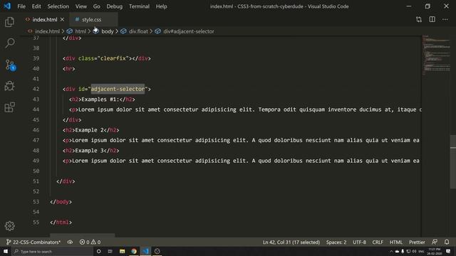 #22   CSS Combinators - (Tamil) (Tutorial) | CSS3 Course