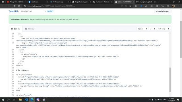 Hướng dẫn tạo GitHub Profile đơn giản смотреть онлайн