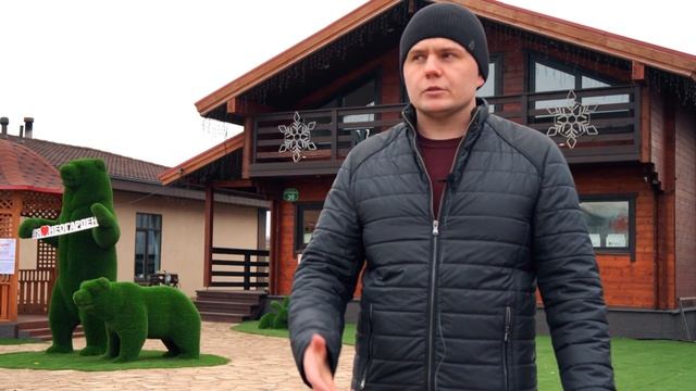 3Д Обзор двухэтажного дома из двойного бруса НеоГарден