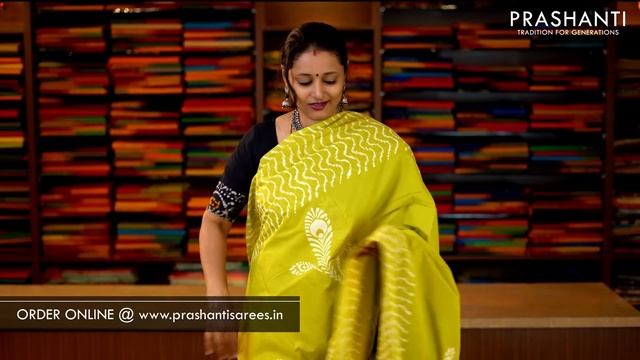 Jaipur Cotton Sarees | 7 Oct 20 | Prashanti смотреть онлайн