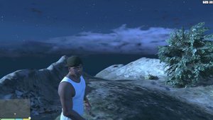 ПАСХАЛКА В GTA 5-ПРИЗРАК НА ГОРЕ ГОРДО