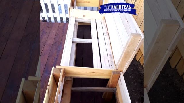 Покраска деревянной террасы пропиткой для дерева ТМ Solo смотреть онлайн