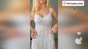 Платье крючком/ А что надеть под вязаное платье?