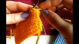 Красивая платочная вязка/Как вяжу я