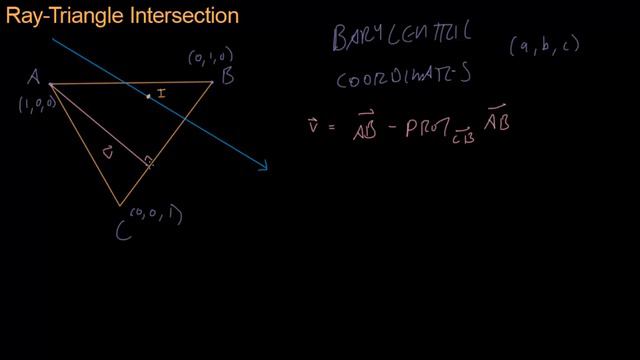 Math for Game Developers - Ray Triangle Intersection (720p)