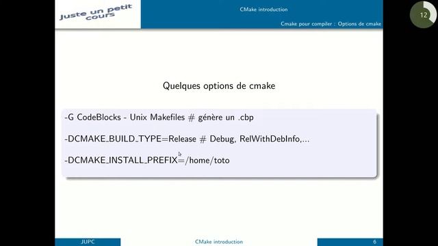 Introduction à cmake смотреть онлайн