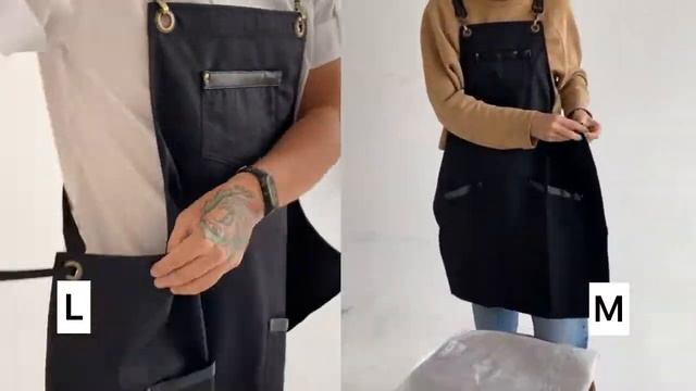 Фартук официанта, повара, барбера, парикмахера рабочий смотреть онлайн