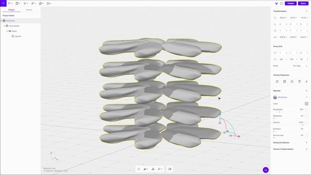 How to make a 3D winter tree using Vectary смотреть онлайн