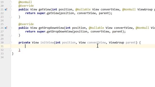 Custom Spinner - Android Studio Tutorial