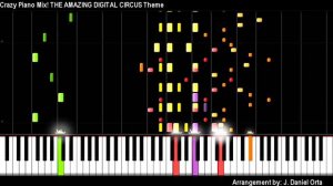 Crazy Piano Mix! THE AMAZING DIGITAL CIRCUS Theme