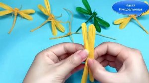 Оригинальные поделки своими руками - Как сделать красивую стрекозу
