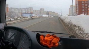 За рулём автономного троллейбуса Горожанин УТТЗ в Чебоксарах.
