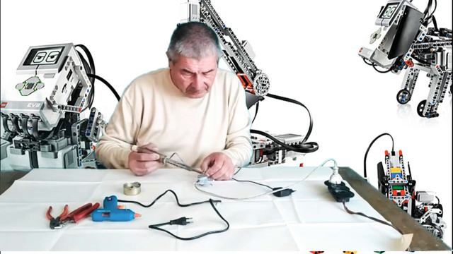 ЦДТ г.Кок-Жангак кружок "Роботехника" самодельный робот. УРОК 2.