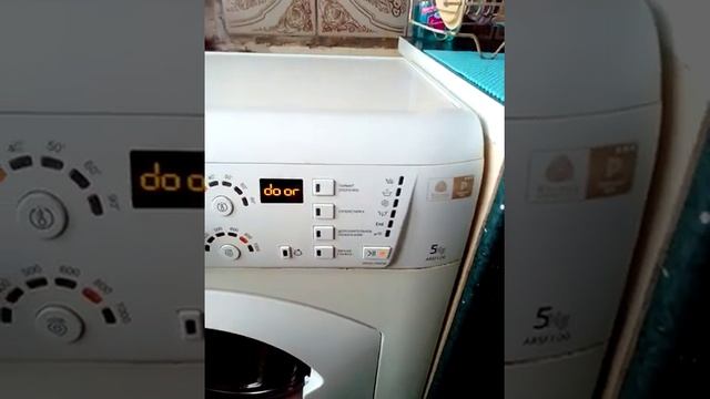 Ошибка door на стиральной машины Аристон