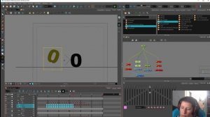 Motion graphics text animation in toonboom