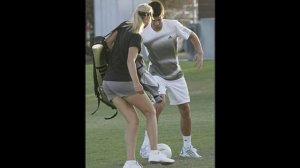  Federer, Nadal, Djokovic, Sharapova, Wozniacki playing footbal. Теннисисты играют футбол