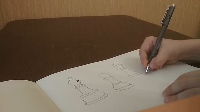 Как нарисовать Шахматные фигуры!ШАХМАТЫ#шахматы