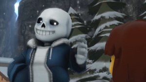 (OLD) Frisk meets Sans (RUS) Undertale (Русский дубляж) Фриск знакомится с Сансом.