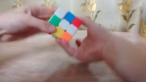 Как собрать белый крест методом Фридрих