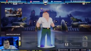 Real Life Peter Griffin Plays Fortnite