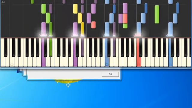 gangstas paradise coolio [Synthesia Piano] [Piano Tutorial Synthesia] смотреть онлайн