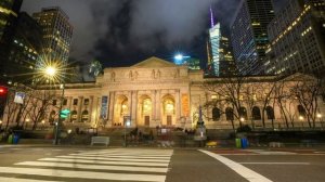 The New York Public Library | Bank of America Tower | New York City (NYC) | 4K Timelapse