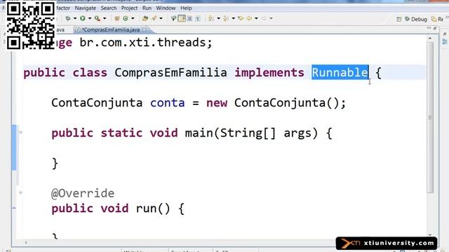 Universidade XTI JAVA 095 Threads, synchronized You смотреть онлайн