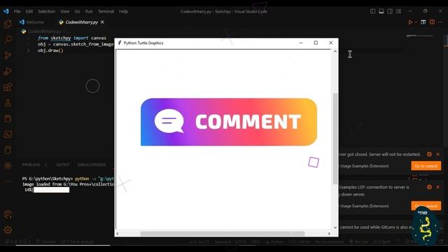 Code With Harry Sketchpy Using Python Code | Python Programming Hub