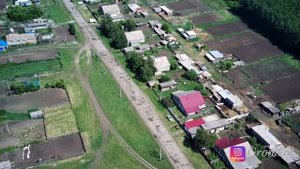 Над землей Троицкой, село Краснояры-столица фермеров. Село Троицкое Алтайский край.  Село Ельцовка