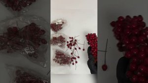 Ободок рябиновый из искусственных ягод своими руками