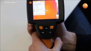 Testo 875i. Использование кнопок