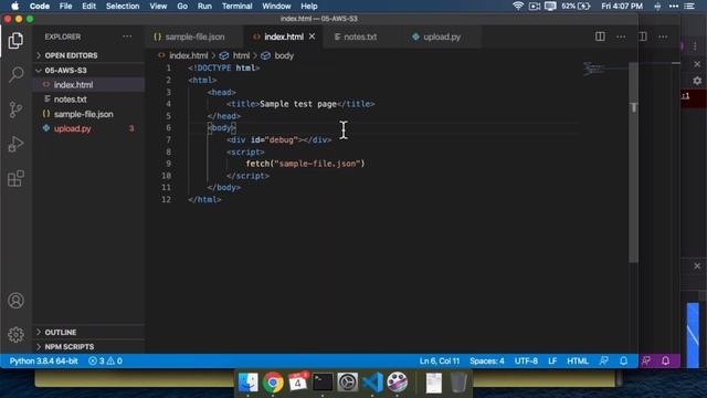 How To Read JSON Files Into HTML Using JavaScript's Fetch (no D3, No JQuery, Vanilla JS!)