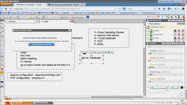Apache and PHP configurations and First PHP program Part 3/5