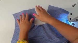 Технология обработки двойной кокетки. Пошаговый мастер класс.mp4