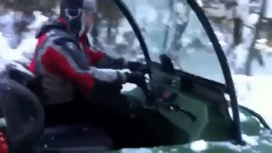 Вездеход Tinger зимой
