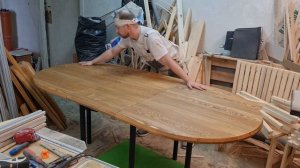 Раздвижной стол в стиле Лофт.