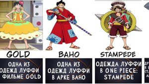 Вся одежда Луффи!| One piece| Одежда Мугивары Луффи в Ван пис, часть 2!