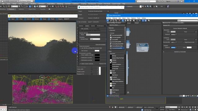 Fog | 3D Max + Corona Render tutorial | Corona Volume mtl смотреть онлайн