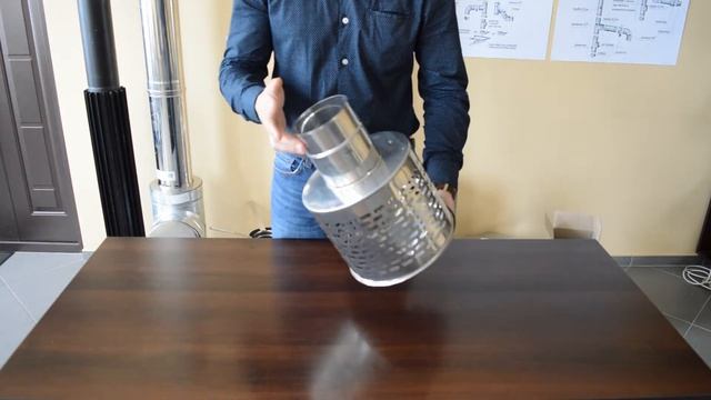 Искрогаситель для дымохода из нержавеющей стали. Іскрогасник для димоходу з нержавіючої сталі. смотреть онлайн