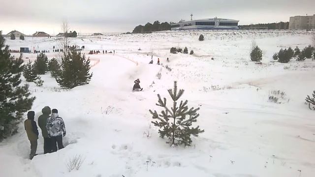 Волжск Снегоходный кросс 04 02 2018 смотреть онлайн