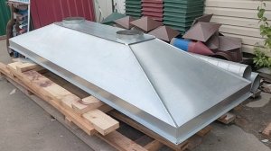 зонт вытяжной. изготовление вытяжки все размеры