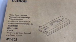 Canon IR Advance C3520i waste toner box replace