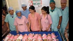 ОНА родила 11 детей за раз/Любопытные факты